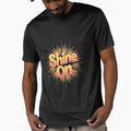 Shine On" T-Shirt – Radiant Starburst Design | Uplifting Apparel for 2024 by T010