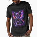 Cosmic Galaxy Dragon – Celestial Nebula Fantasy Dragon Art by DrakariArt