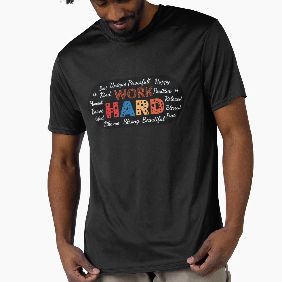Hard work T-shirt by vectoleaf