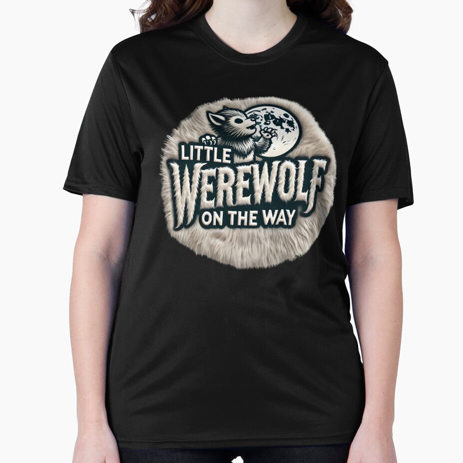 Little Werewolf on the Way Announcement - Spooky Halloween Themed Baby Announcement by StyLeHi