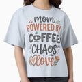 Funny Mom Powered By Coffee Chaos Love Mothers Day Gift For Mom by Im-Ara