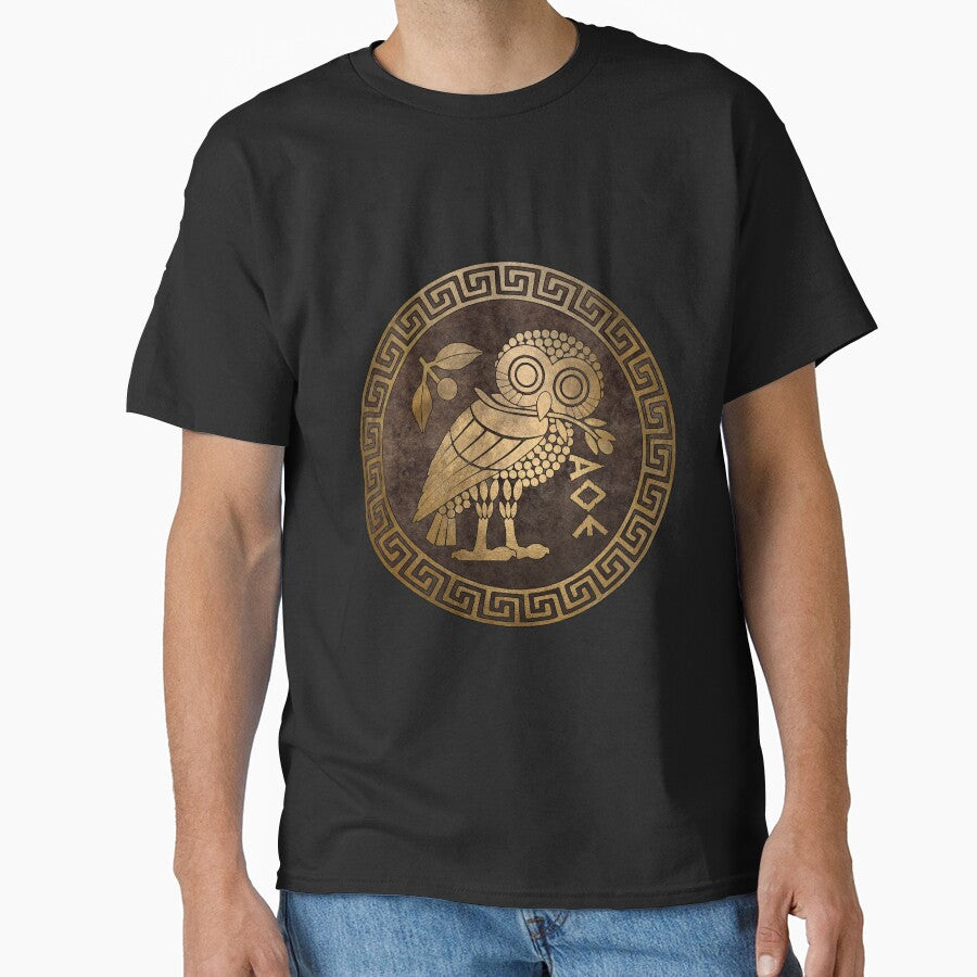 Athens Ancient Greece Athenian Owl Symbol of Goddess Athena by Agema Apparel