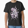 SUP - the bass playing Octopus (purple on mint) by ShorelineSally
