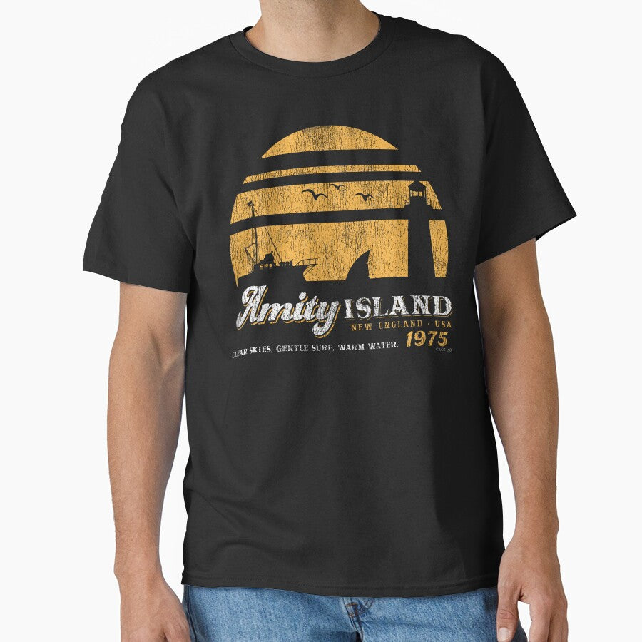 Amity Island Sunset Worn Out (Universal © UCS LLC) by Alema Art