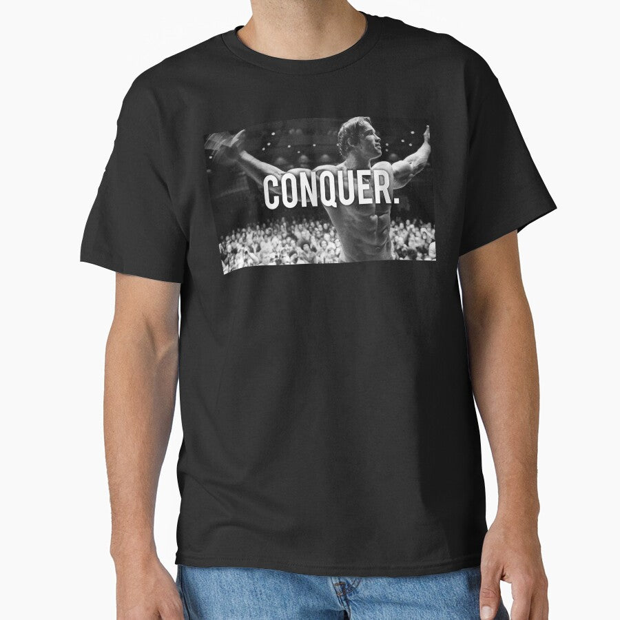 CONQUER (Arnold Poster) by ilovearnie