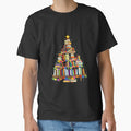 Christmas Library Tree Librarian Book by ChipwArt