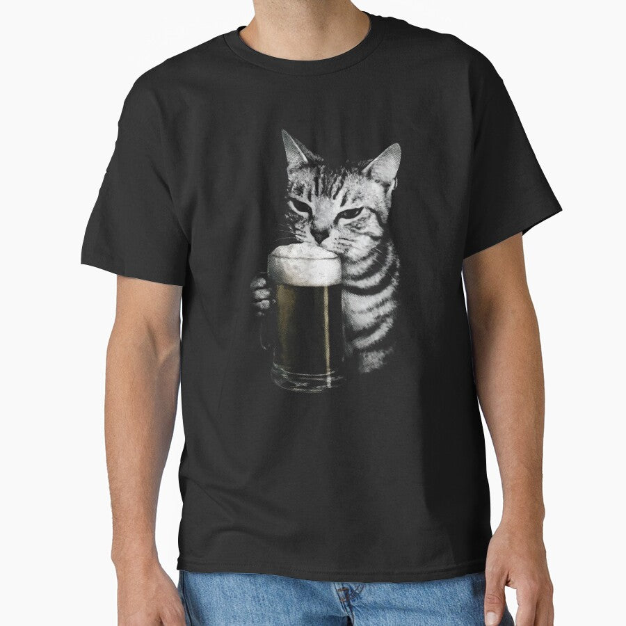 Cat drinking beer y2k by LiuTiuuu
