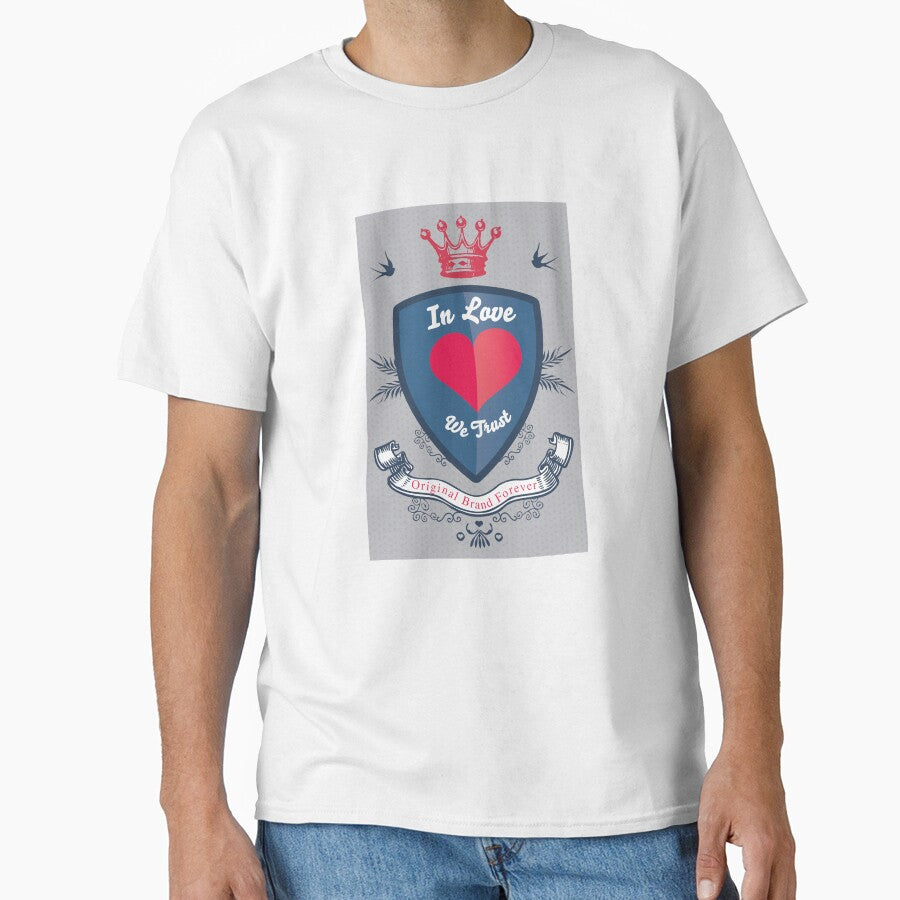 In Love We Trust Romantic Graphic – Couples Hoodie & Heartfelt Gift by DreamFlux