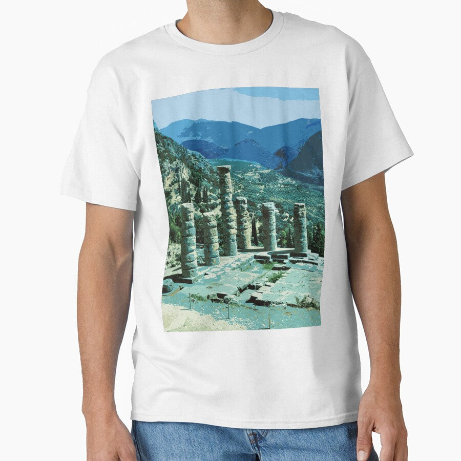 Travel Posters_Visit Delphi_Greece. by FanitsaArt