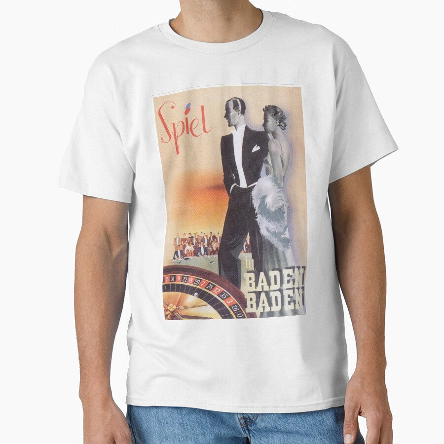 Baden Baden German Casino Vintage Travel Poster by vintagevivian