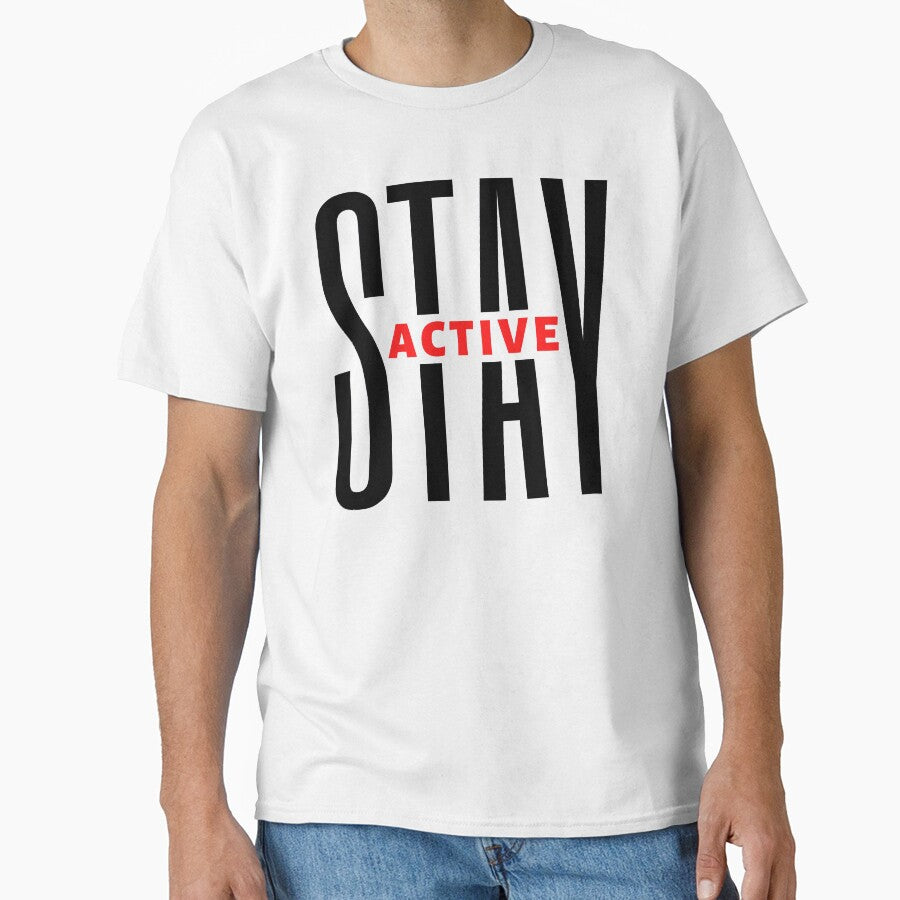 Stay Active | Motivational Quote | Inspirational Quote by Marigoldkey