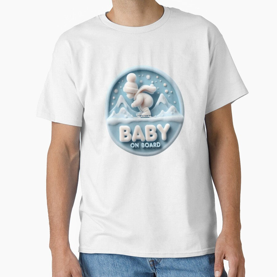 Baby on Board Skateboard Announcement - Fun and Playful Baby Announcement by StyLeHi
