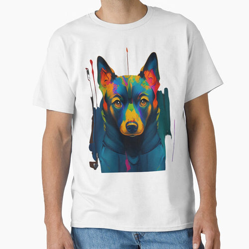 A Colorful Dog by Art Intelligence