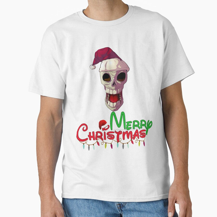 Santa Skull Merry Christmas  Skull For Men Women by Svgdesig⭐⭐⭐⭐⭐