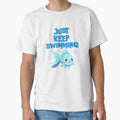 Just Keep Swimming – Motivational Quote, Positive Mindset Design by Gohrin.co