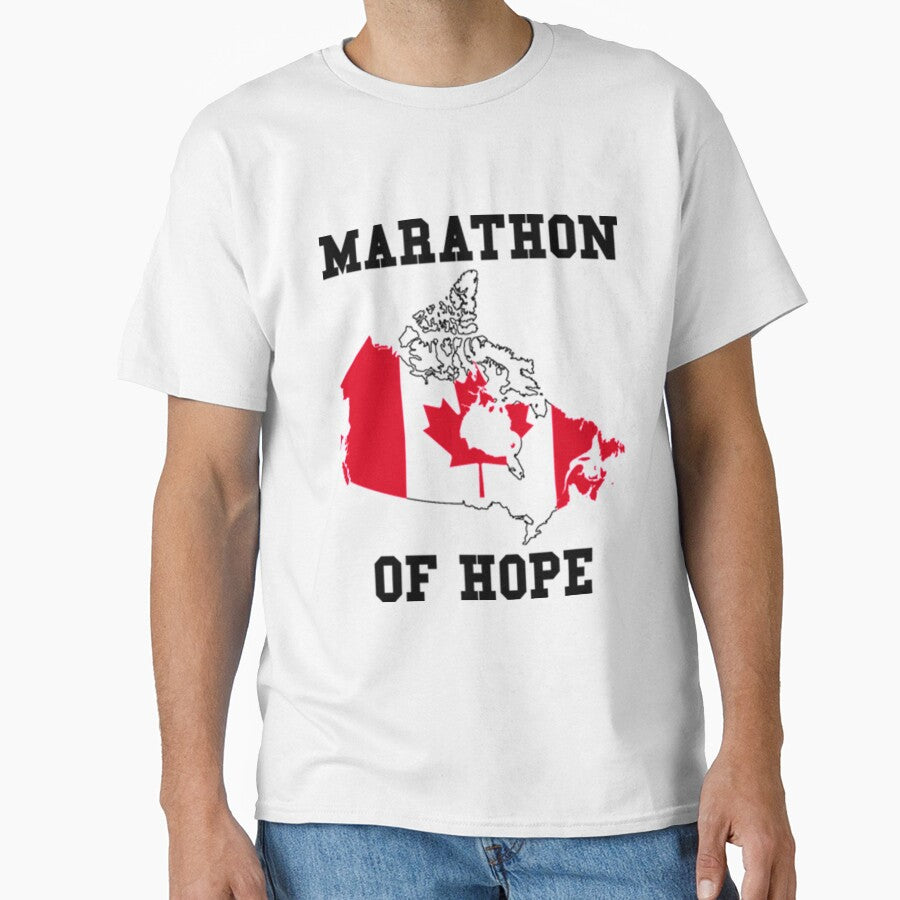 MARATHON OF HOPE T-shirt classique -Terry Fox by DunkPlank