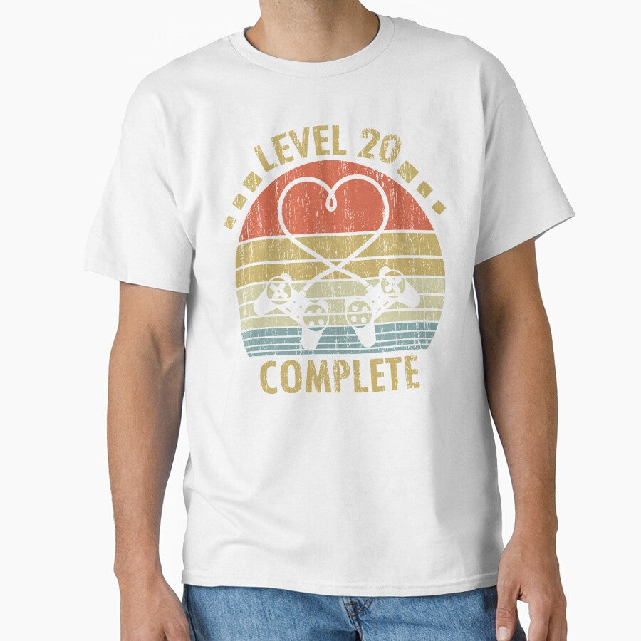 Level 20 Complete - 20th Wedding Anniversary Gift Video Gamer by nana1099