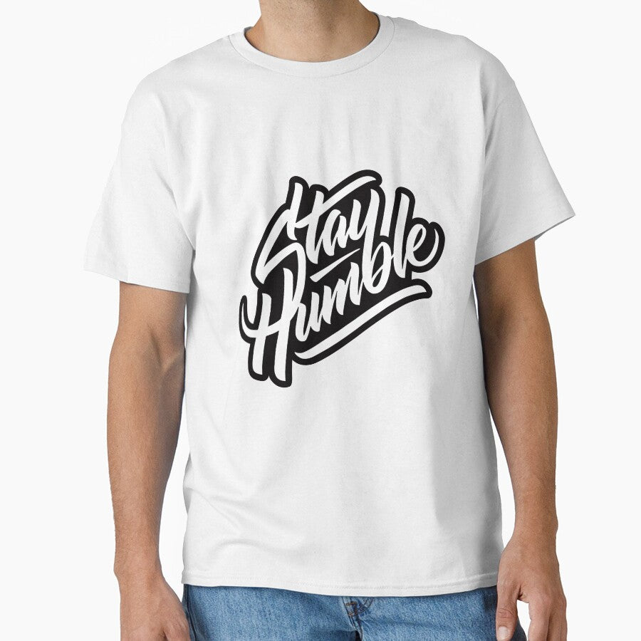 T-shirt for boys and girls printed with stay humble by LTMARKETING