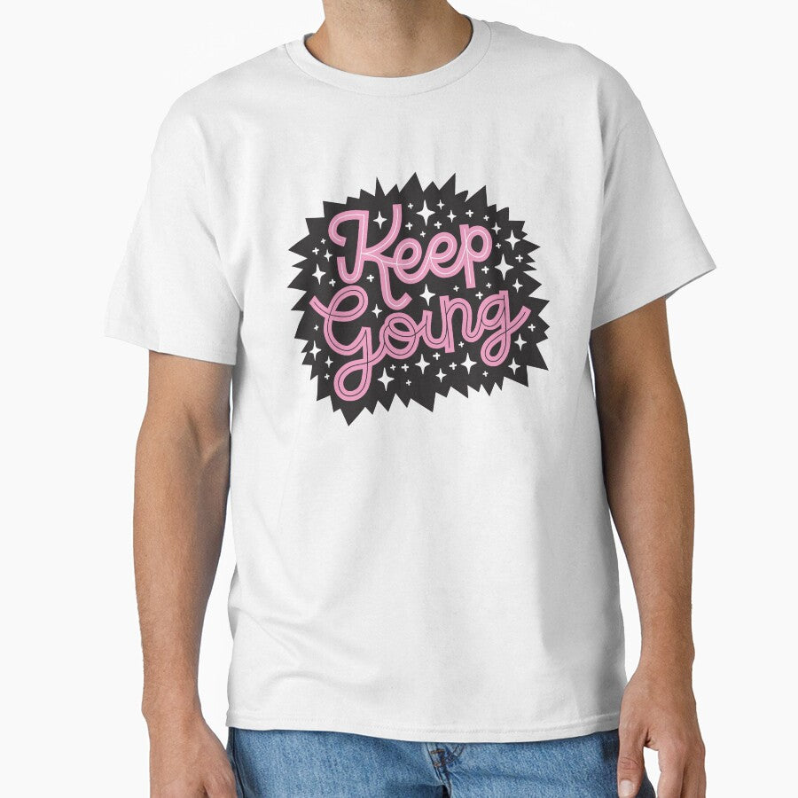 Keep Going Positive Motivational Quote by keeleypost