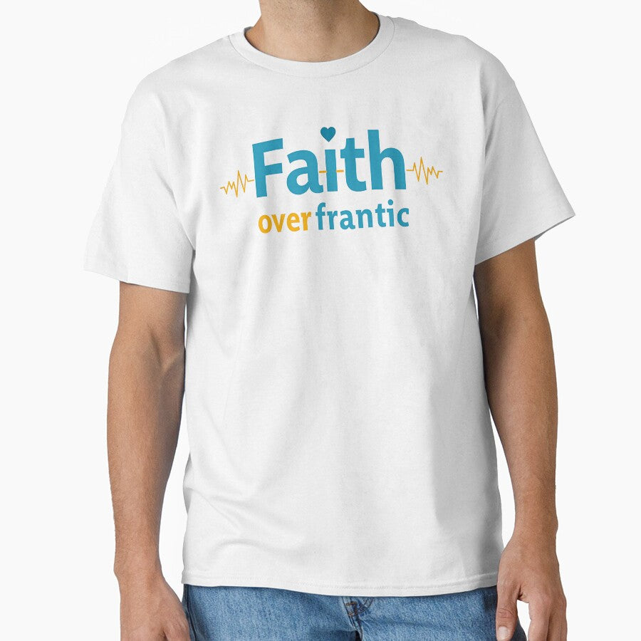 Faith Over Frantic Christian Calm Design by Pastor Reeves Studio