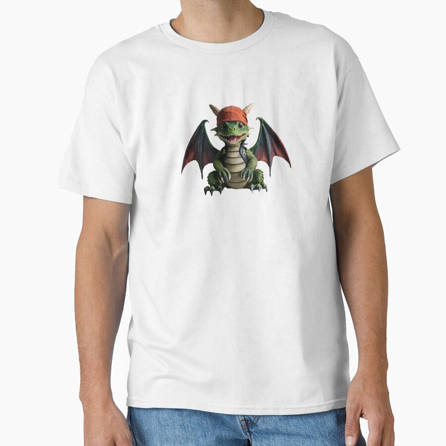 Pirate Baby Dragon Ready for Adventure by CuteopiaGallery