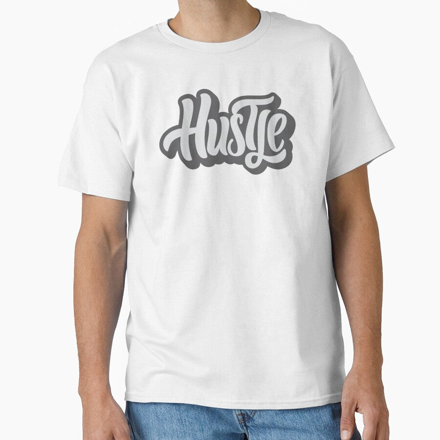 HUSTLE (gray script) by oldskooldesign