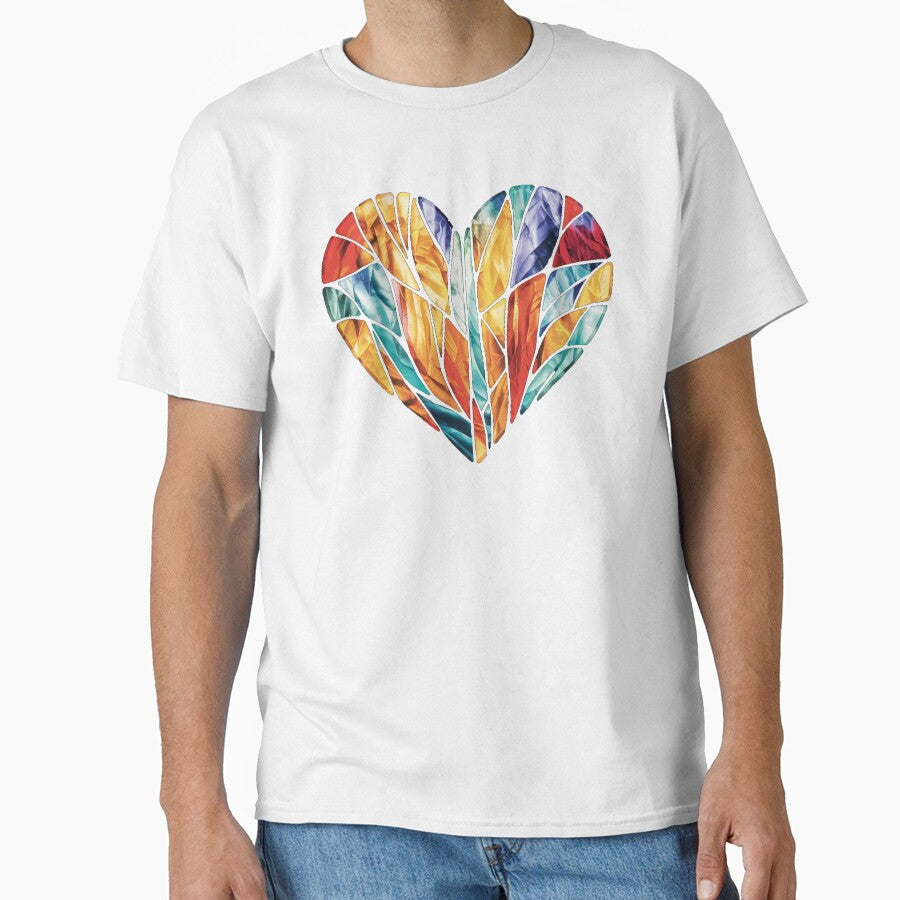 Spring Stained Glass Heart by HowMonkeyShop