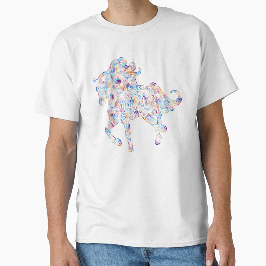 Cool And Awesome Horse Geometric by UnknownArtistt