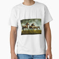 A group of appaloosa horses on pasture – digital painting by NickoPrints