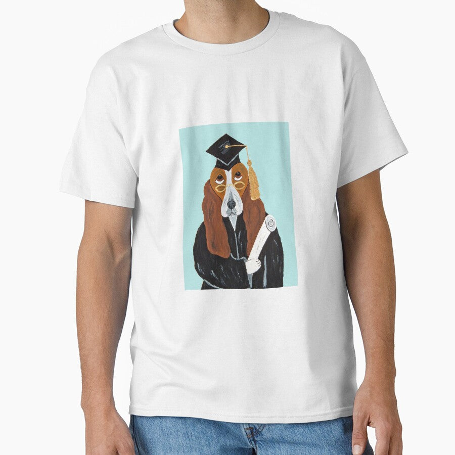 Basset Hound Graduate by Squirreldumplings