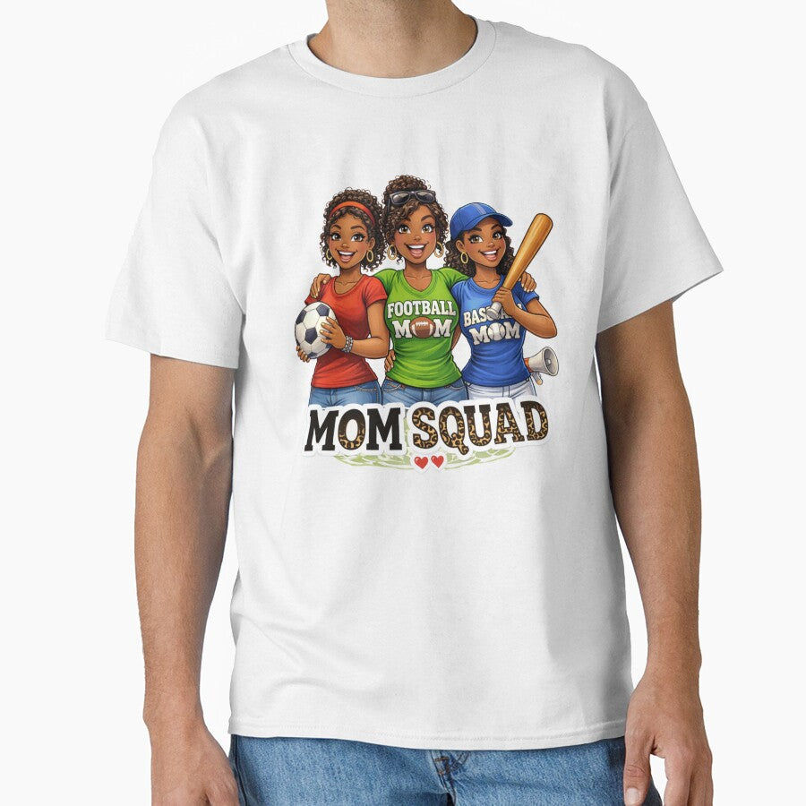Mom Squad in Sports - Soccer, Football & Baseball by Myra365Art