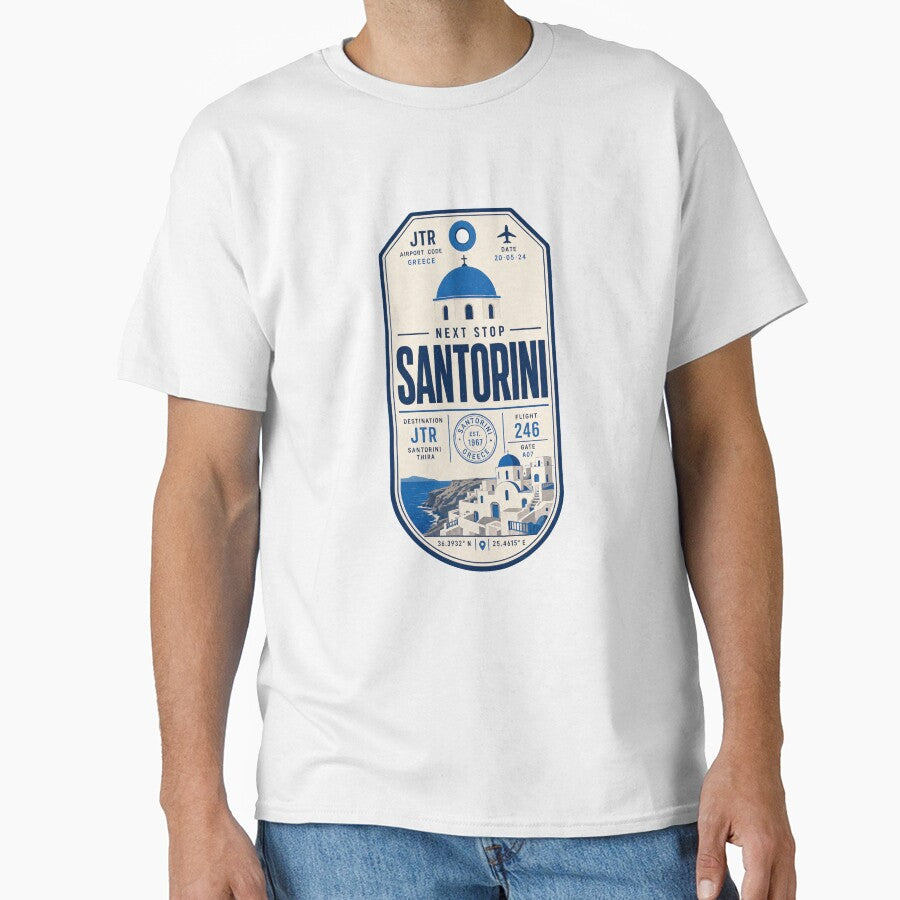 Next stop Santorini holiday by pirminio