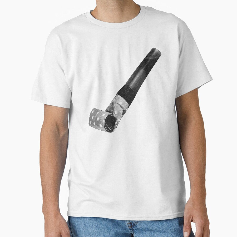 Polka Dot Party Blower Dark Nostalgia Celebration Art by Ghoul Enterprises