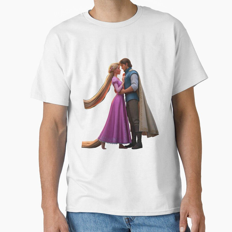 Romantic Princess Couple Sticker PNG | Fairytale Love Cartoon Design by ashwin131