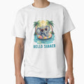 Preppy Summer, Retro Elephant Graphic Tee, Coquette Beach T-Shirt, Girly Tropical Appare by LAJdesigns