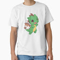 Cute Green Baby Dragon Winking by SarkisovaNune
