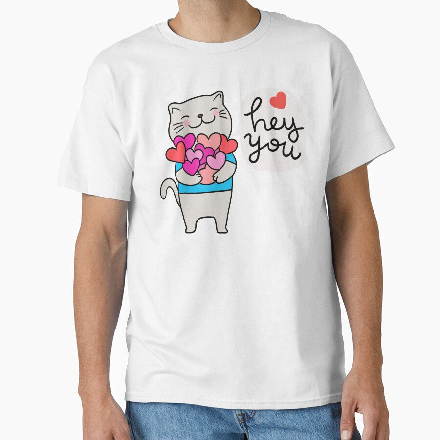 Lovely Cat Brings You Lots of Love by IdinDesignShop