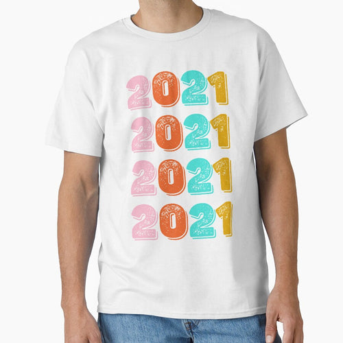 2021 new year - bold retro vintage looking distressed style by Mindy Bubble
