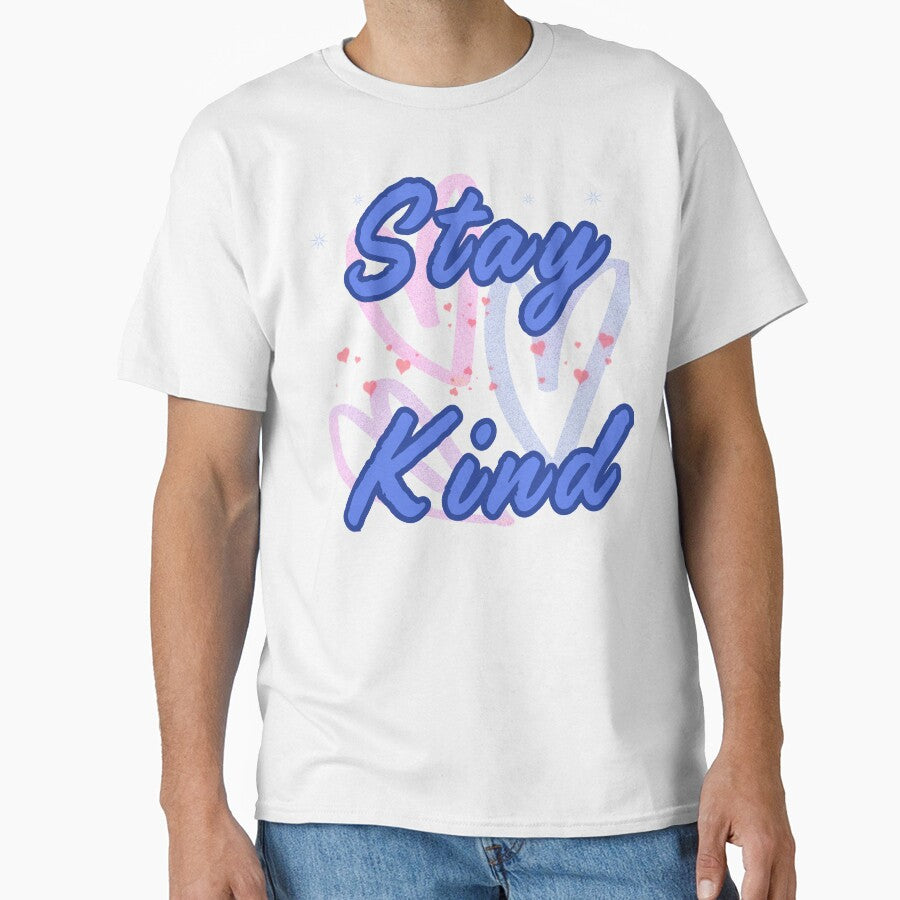 Stay Kind Simple Positive Quote Typography by AlienTechs