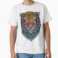 Tiger Face Viking Mandala by Winya