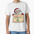 Naughty List Kids Six Seven Funny Santa Bright Holiday Quote by ImeldaSparks
