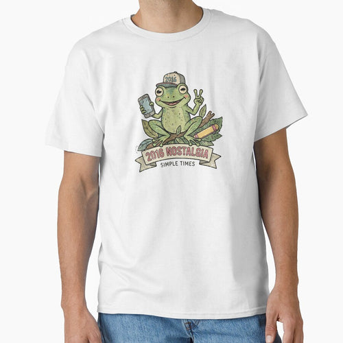 2016 Nostalgia Simple Times Y2K Funny Frog by Yellowriversss