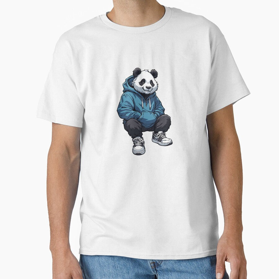 Chill Panda Vibes – Urban Cartoon Streetwear Panda Mascot by Aesthicer