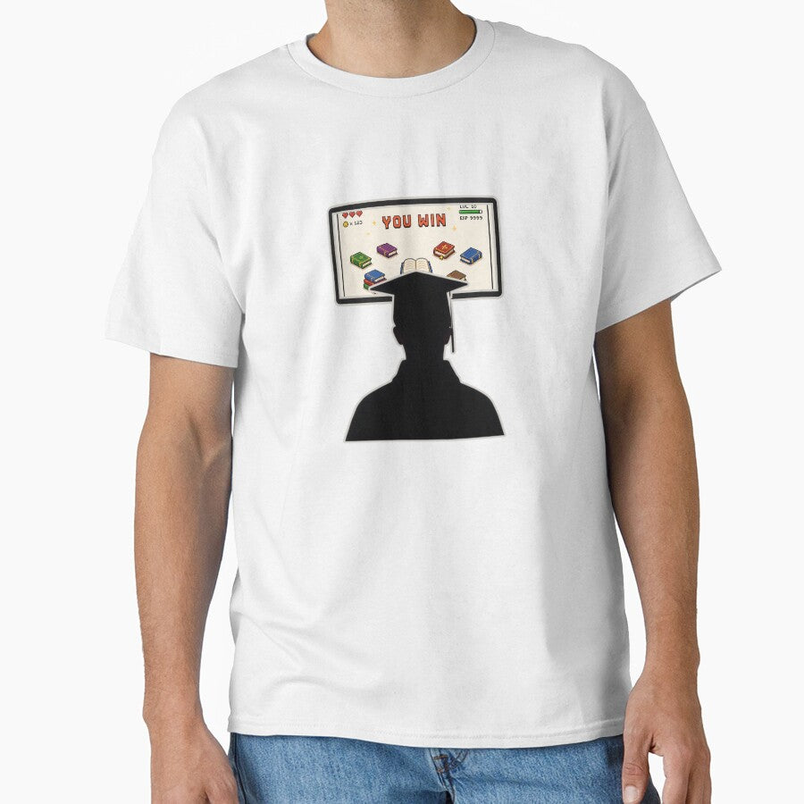 Geek graduate YOU WIN | Short hair | Graduation gift by Love&Geek