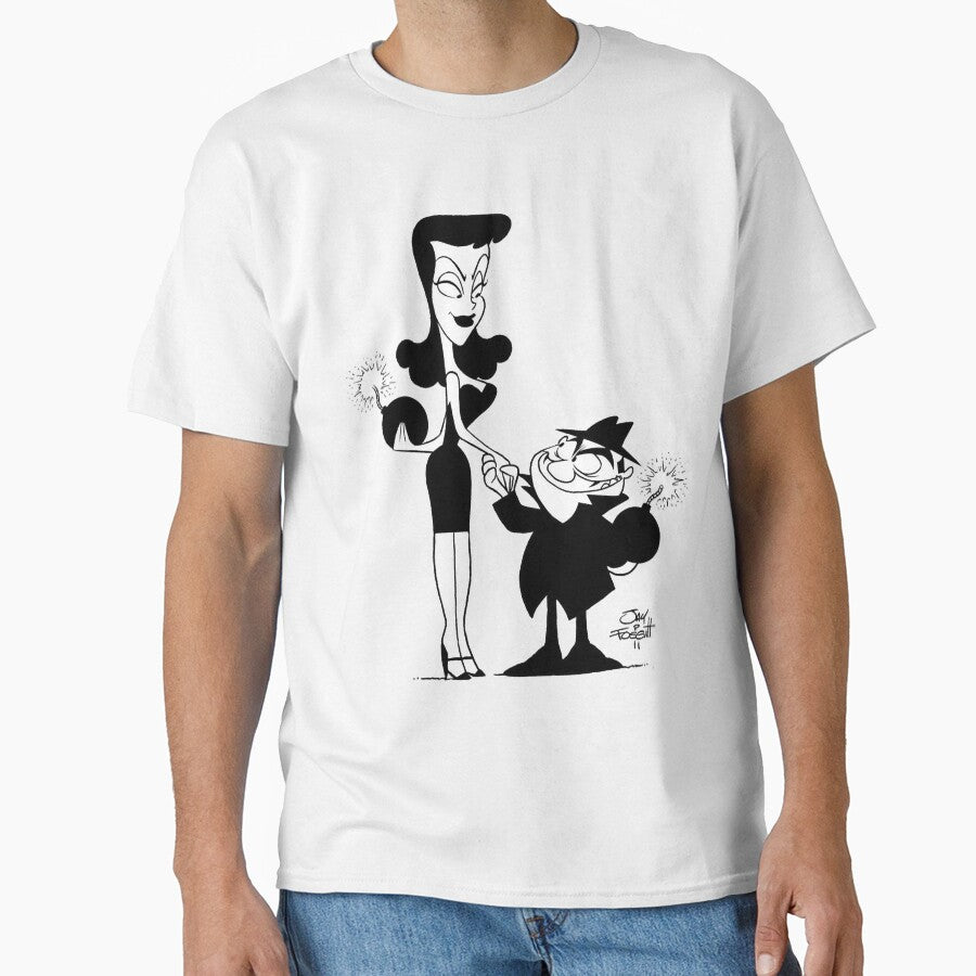 Men Women Boris And Natasha With Bombs Funny Men Fan by Emmanuellelockm