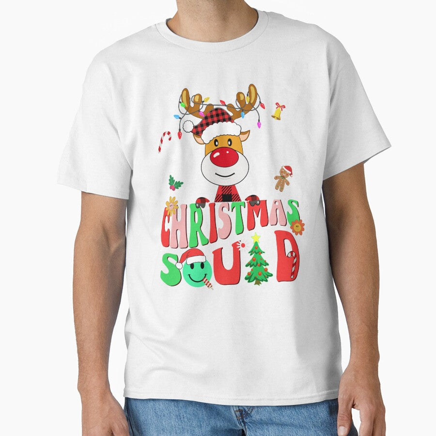 family christmas squad reindeer shirt , matching christmas pajama 2023 team shirt by ZAIN JAMAL
