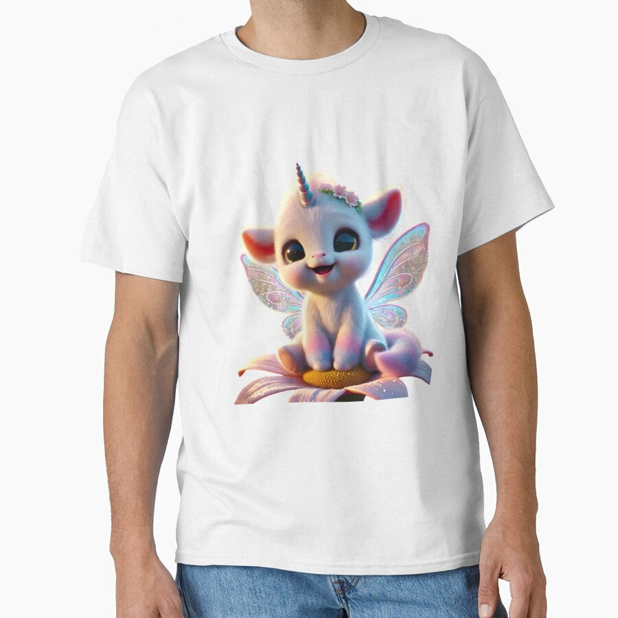 Magical Baby Unicorn with Sparkling Wings by AI-Only Creations