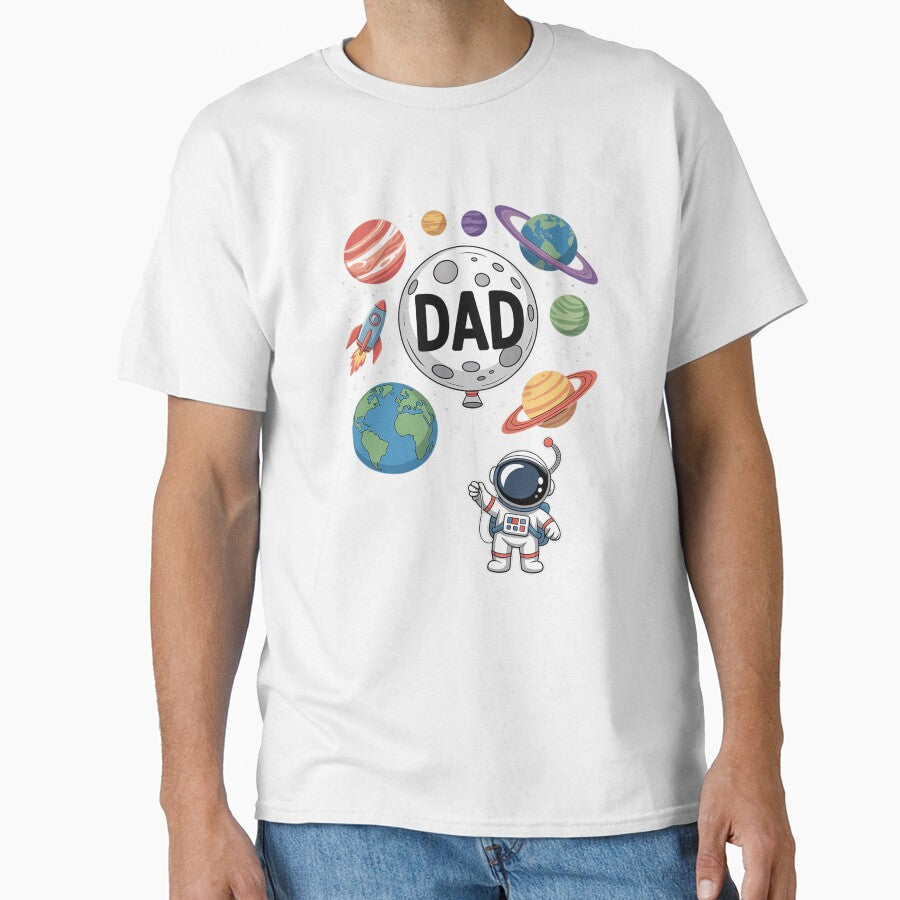 Dad of The Birthday Boy Space Astronaut 1st Birthday Family by grounabslaninal