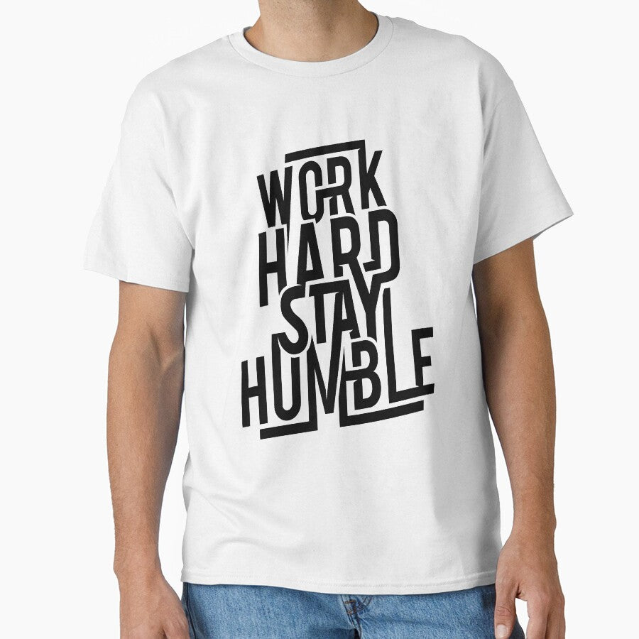 WORK HARD STAY HUMBLE (Black) by ichtees