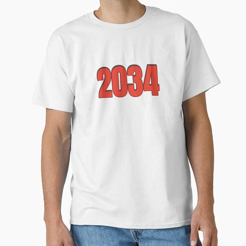 2034 year Number Date Typography by Rasheedaholik